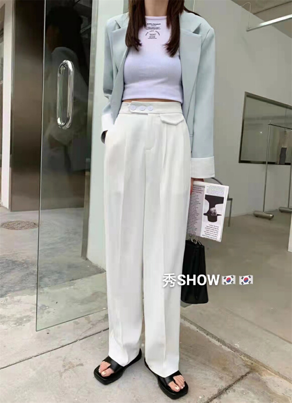 New year in early spring! [show] Korean version solid color versatile casual pants 28006# ozq