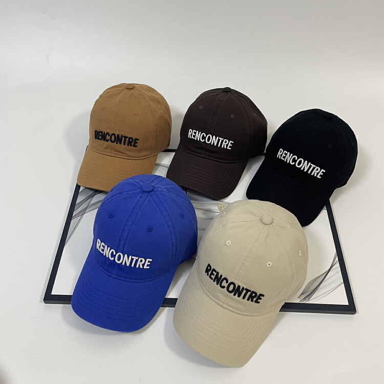 [aestheticism hat industry] Korean embroidered letter baseball hat 2968# LSL
