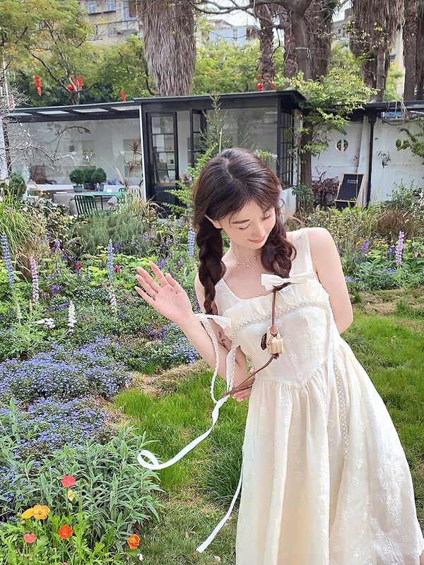 New in early summer! [L.L studio] French style sweet heavy industry dress 7363# PCZ