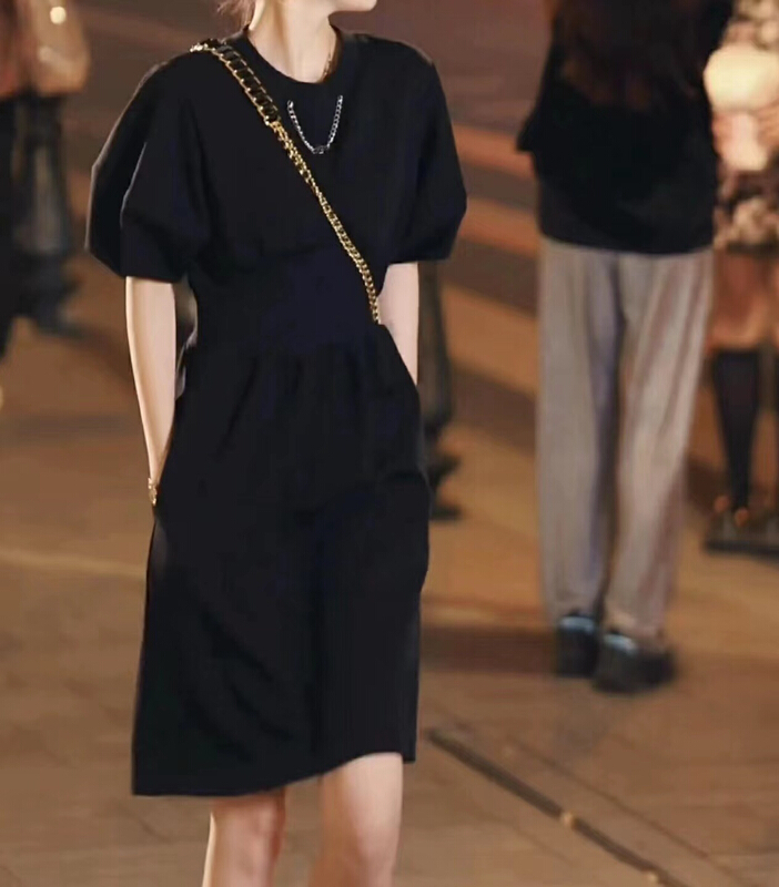 New in early summer! [only love] slim waistband Pullover dress c232# zxl