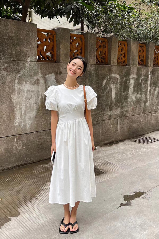 New in early spring! "A-ONE" small group simple elegant lady age reduction dress 9807# LSW