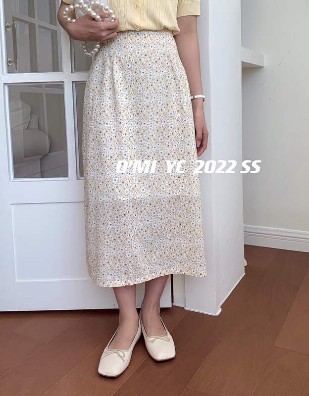 Original price 42.86! [O MI] Korean small fresh floral skirt ys2-5206# HBx