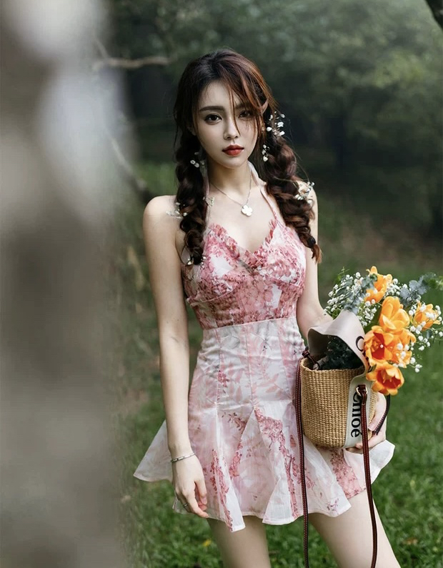 [AC] romantic petal backless bow dress 6895# JJ