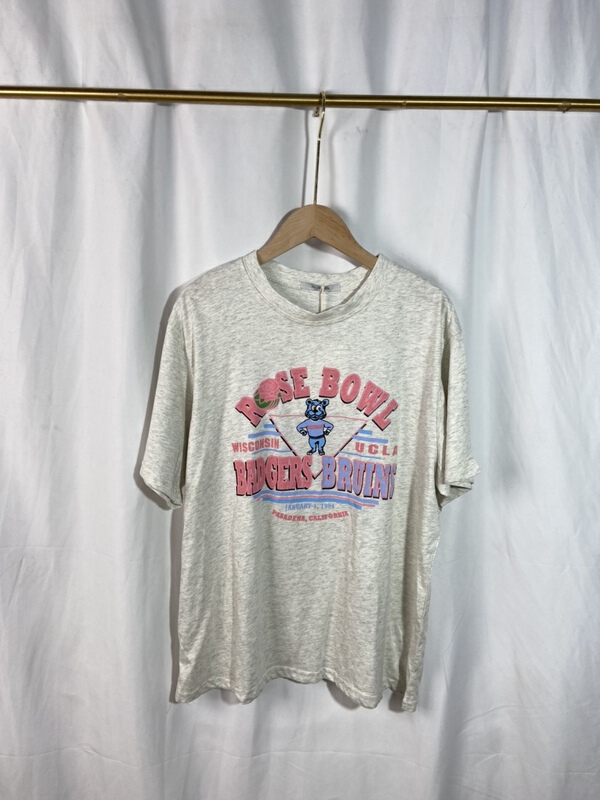New in early summer! [Yi show shop] lazy letter printed short sleeve T-shirt 1019# Cl