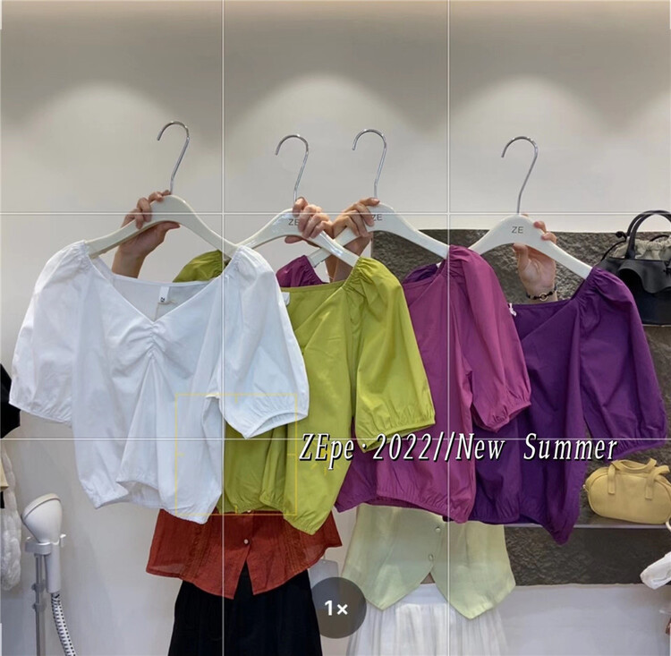 [Ze] V-neck Korean comfortable shirt 3057# ll