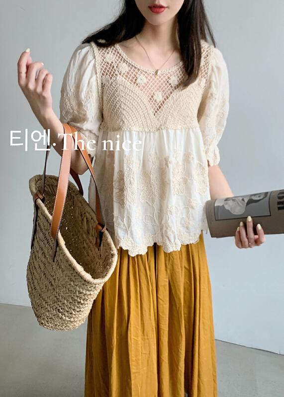 New in early summer! [the nice] sweet design sense of minority shirt 00253# hjy