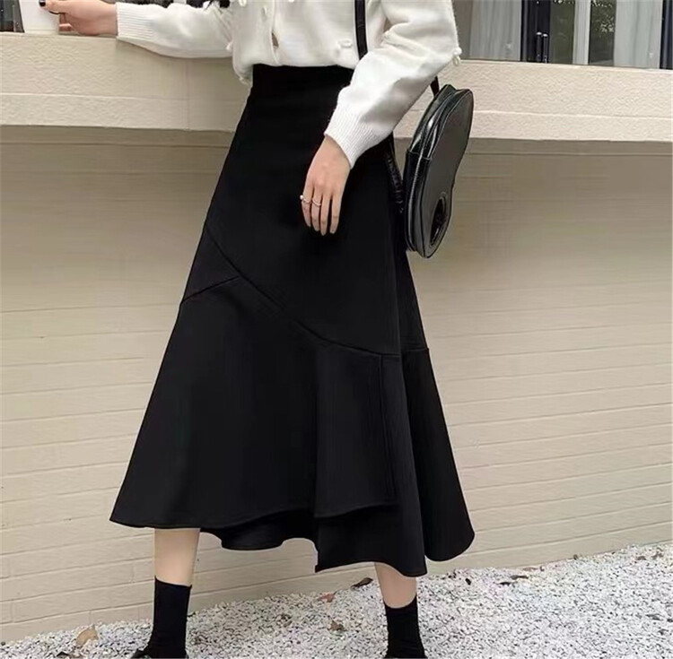 [oz] Korean style versatile skirt 88309# XJ