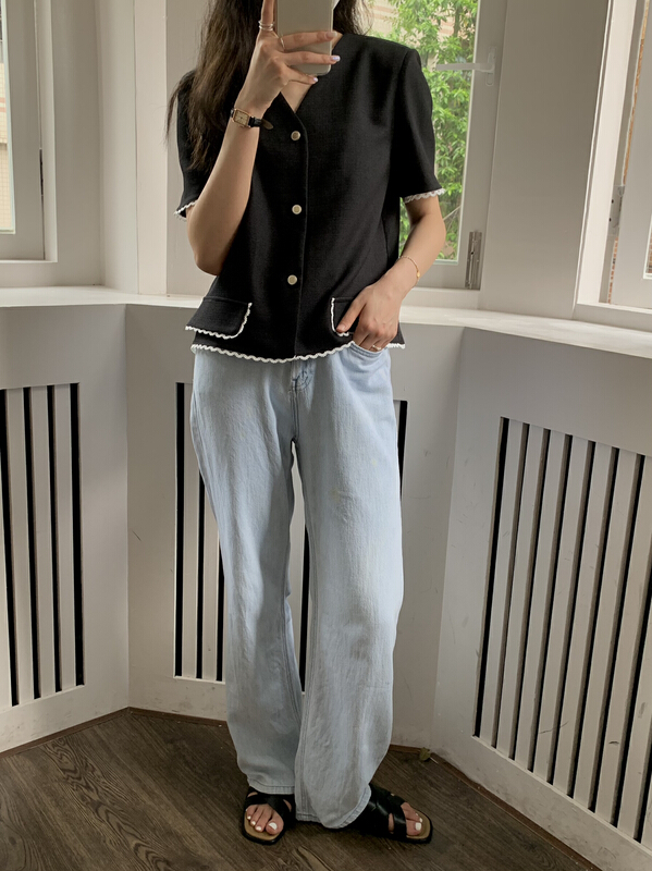 [forming-z] Korean V-neck versatile suit 91260\zxl