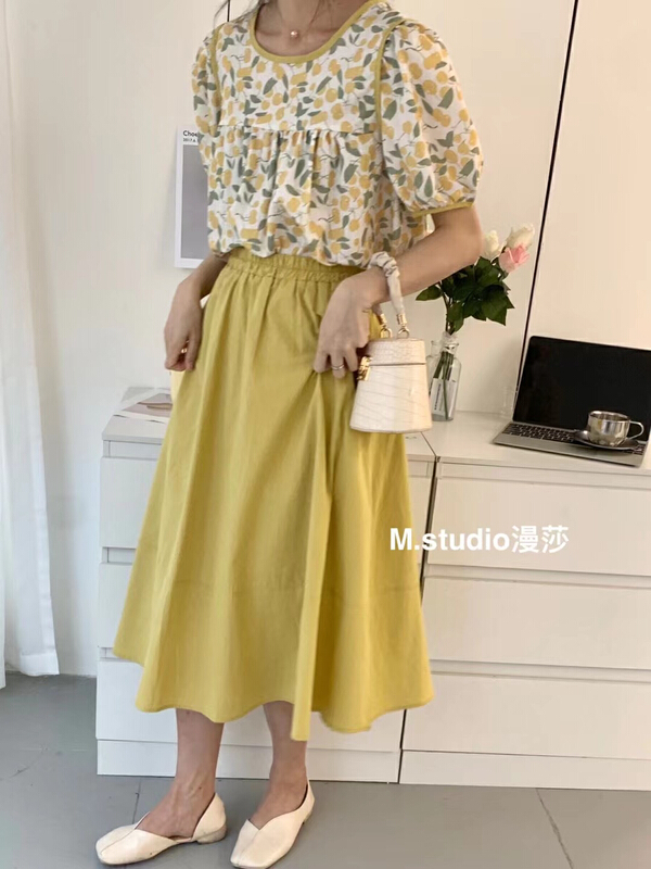 [MSTUDIO MANSA] floral loose and versatile blouses (only selling blouses) 6653# ll