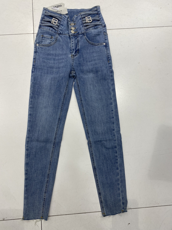 New in early summer! [okd] Korean high waist and small leg jeans 90188# zxl