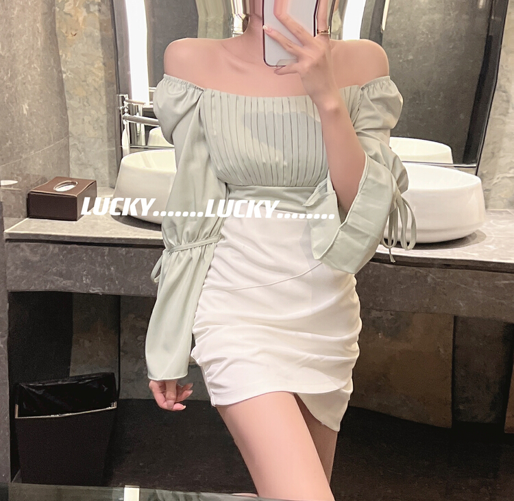 New year in early spring! [lucky] high waist, slim and versatile pleated skirt pants 1152# zxx