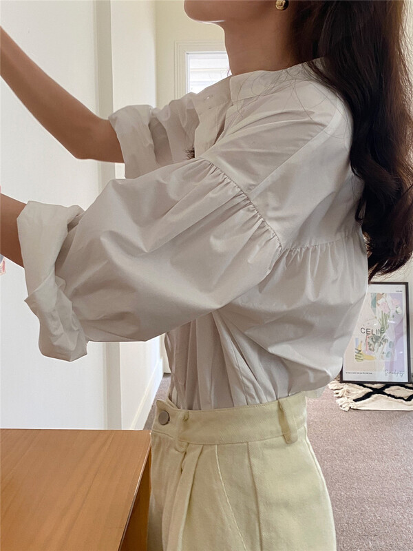 【IN BY IN】韓版純色寬鬆襯衫  YS1-0638#  ZSY