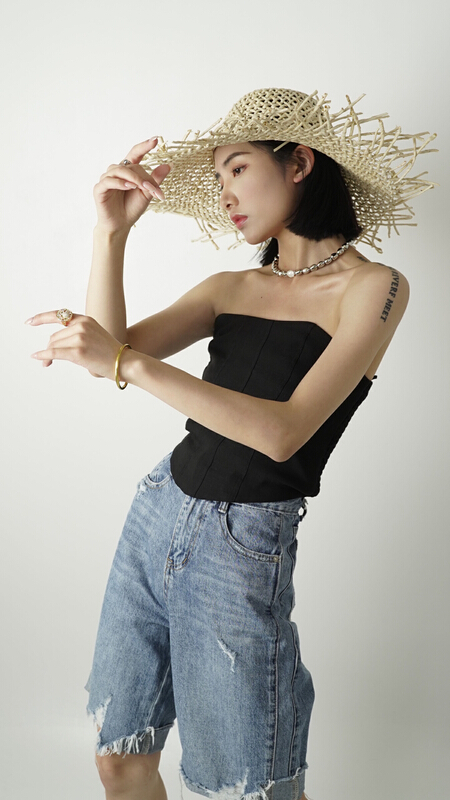【D.TWO D2】性感抹胸背心/吊帶  2222013#  CSX