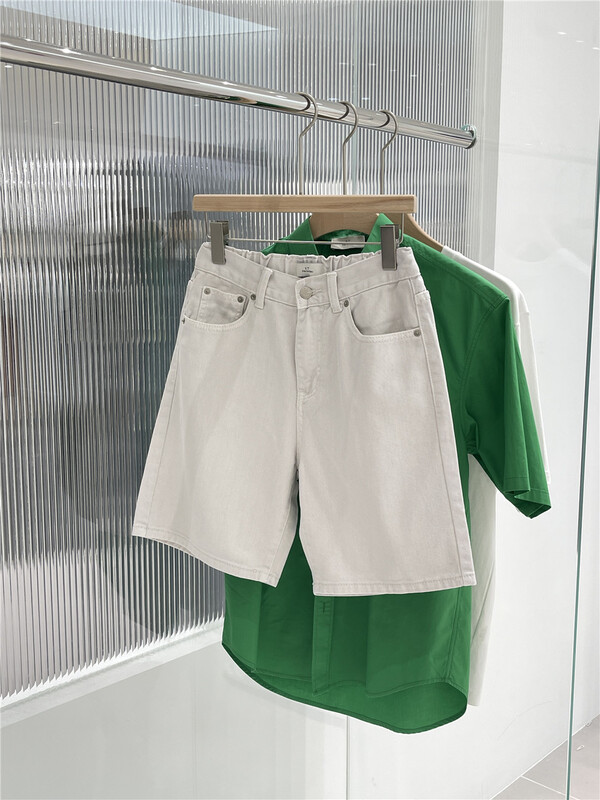 [x.t] simple solid color versatile casual shorts n1338# ZZL