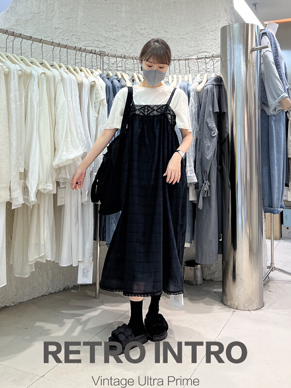 New year in early spring! [Rin] fashion suspender medium and long suspender skirt r20990# cqw