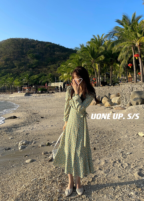 New year in early spring! [uone] generous and slim design dress 98228# LSL