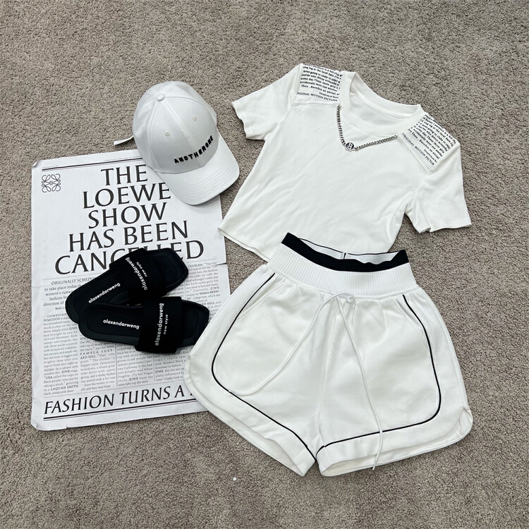 [N9] simple and versatile color contrast casual shorts (only shorts) n22-162# zyh