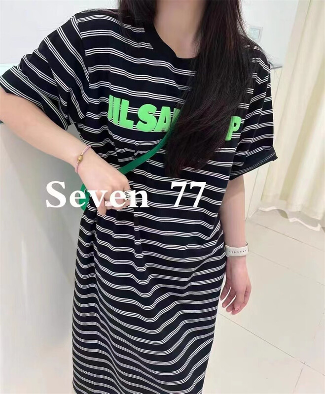 [HH & miss Lai] Korean Ladies stripe letter dress 9030# L