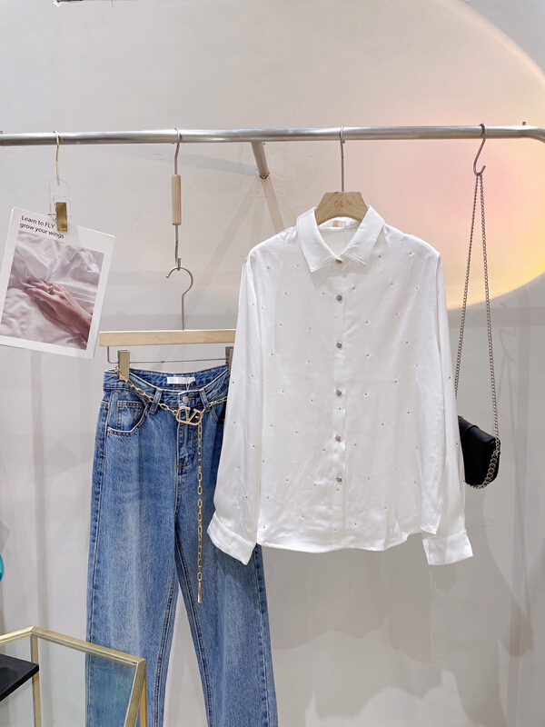 New year in early spring! [sun] simple basic versatile shirt 1608t# jhy