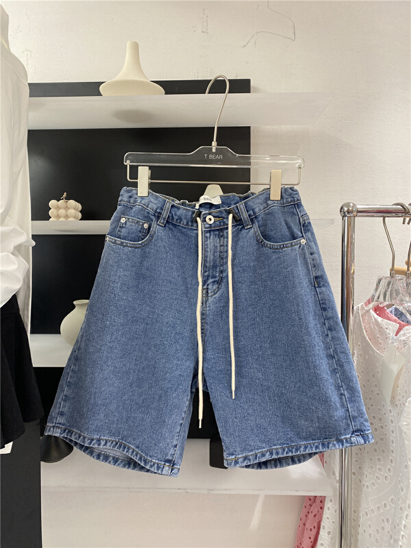 New in early summer! [t.bear] loose and thin denim shorts ys1-8058# zxx
