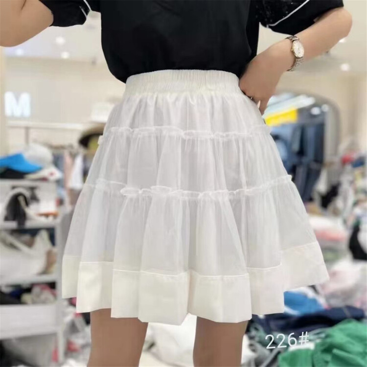 New in early summer! [Shangpin Wanqian] sweet heavy industry clean color skirt ys1-226# hjy