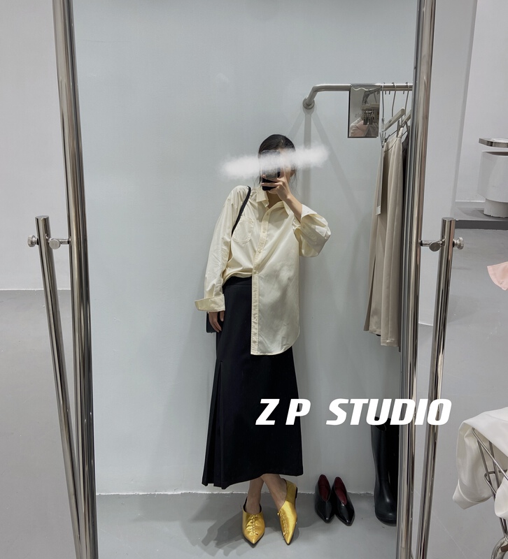 早春上新!【Z.P  STUDIOS】設計款前百褶半身裙  8016#  ZSY