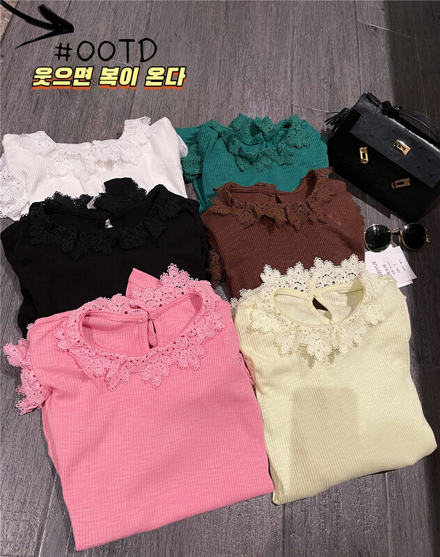 goods in stock! New year in early spring! [angelyue] simple style, age reducing and versatile shirt wly6279# LSL