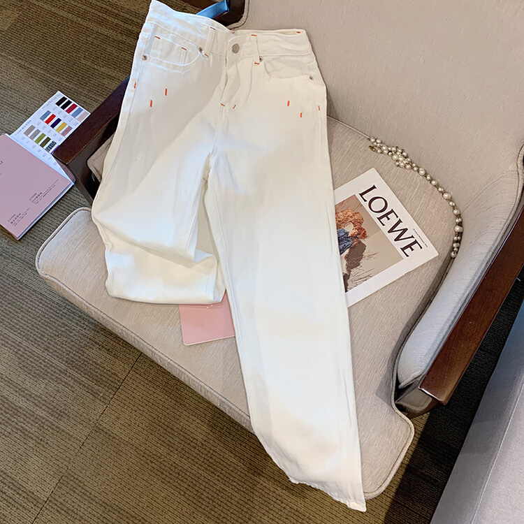 [kakajia] fashionable wide leg skinny jeans 9091# ozq
