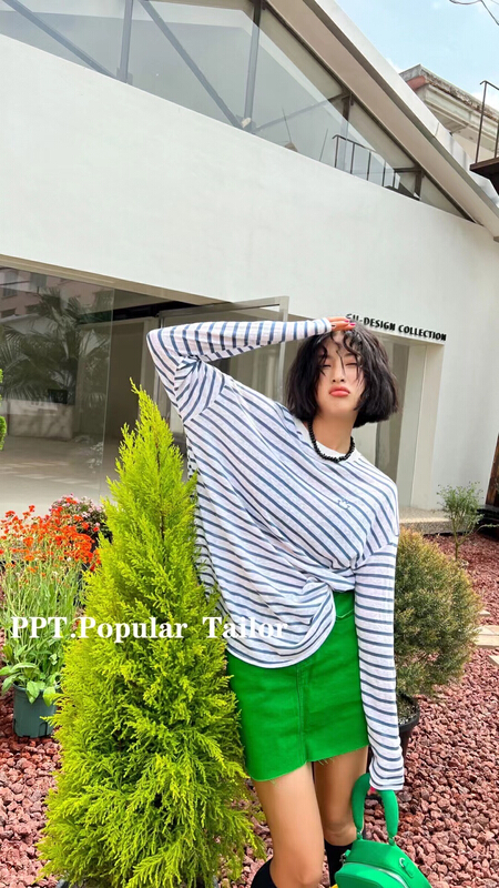 New in early summer! [ppt] Korean version loose smiling face sunscreen shirt 6576# XYY
