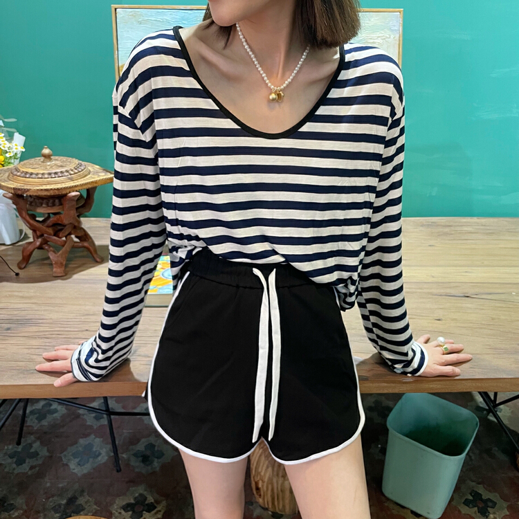 New in early summer! [Xi Xi] Korean slim casual shorts 6609# ozq