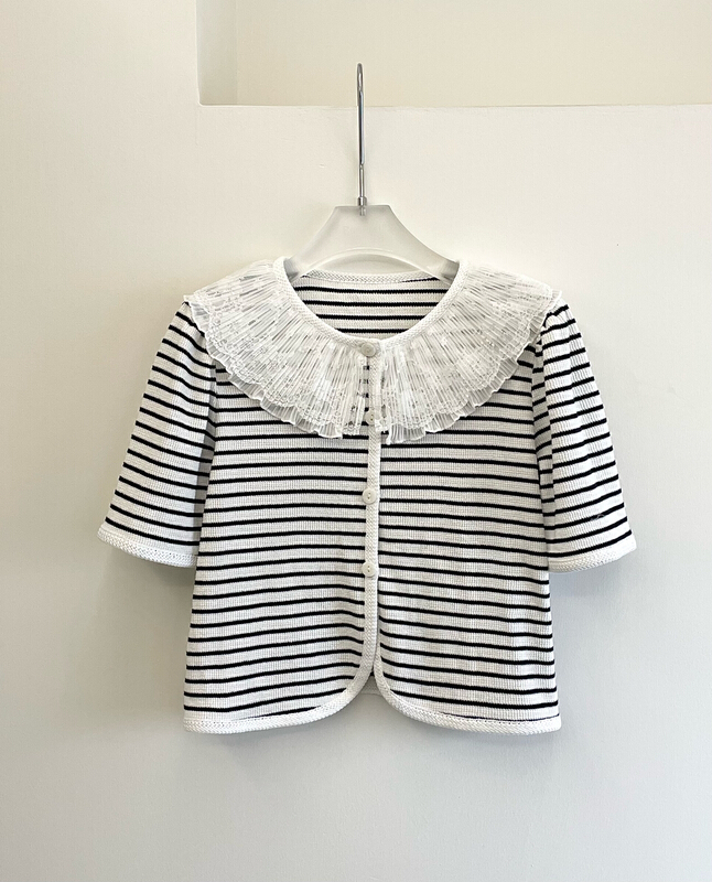 [lemon tree] lace small single breasted shirt 66195# XYY