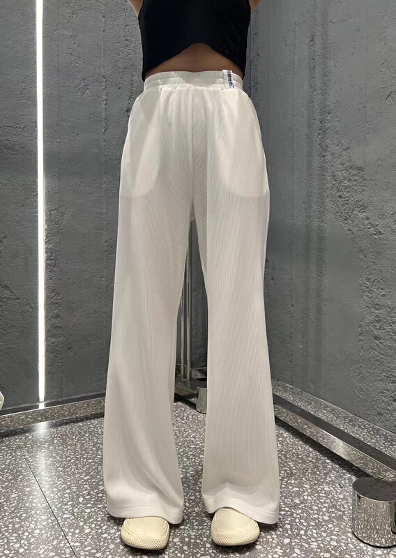 New in early summer! [DS] versatile elastic waist straight casual pants 51918d# XYJ