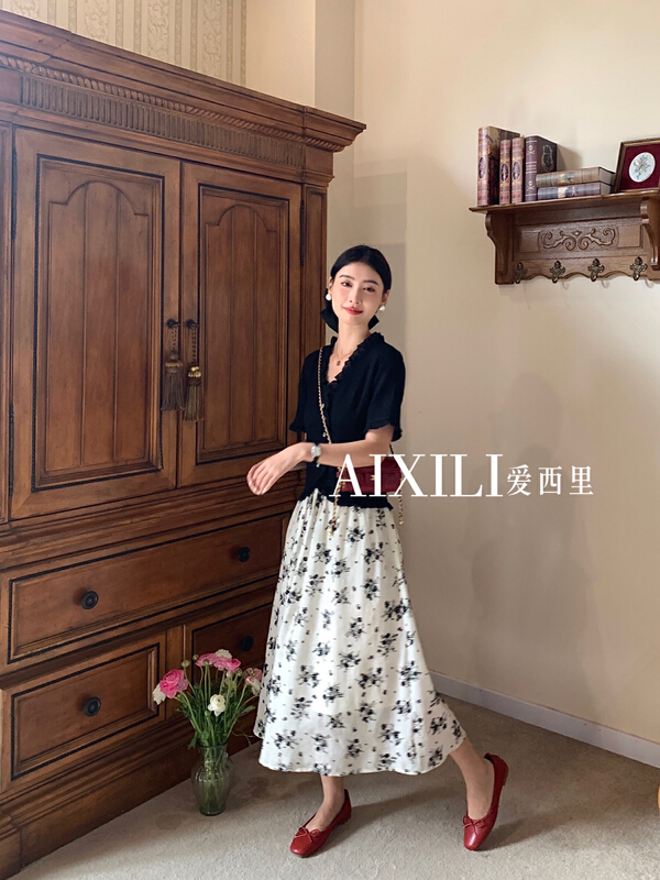 New in early summer! [aixili aisili] elegant and versatile dress 6326# WPL