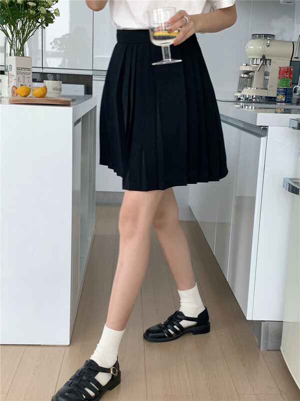 【IN BY IN】韓系甜美減齡百褶半身裙  0885#  ZJY