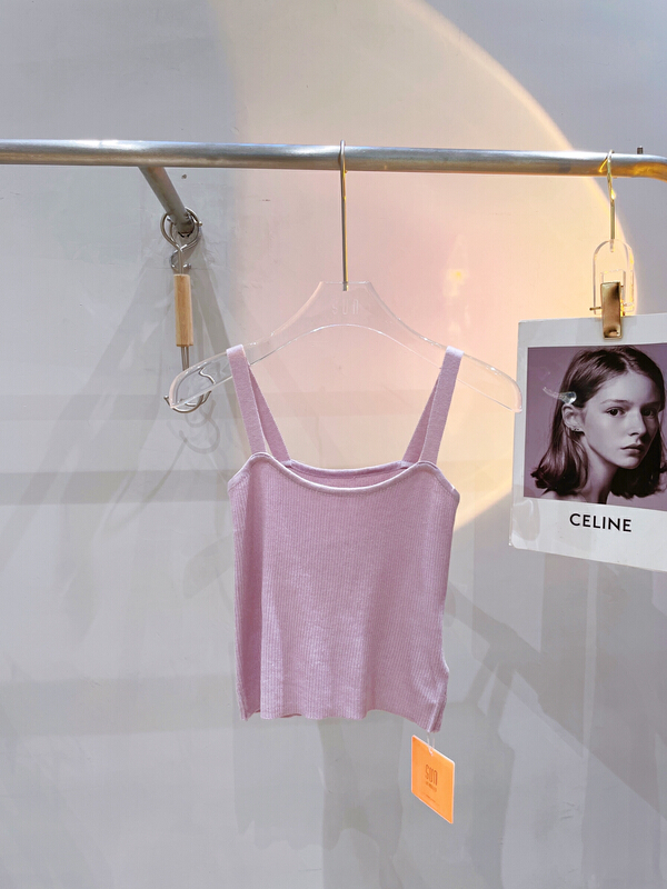 goods in stock! New in early summer! [sun] simple solid color versatile vest dd937# lwy