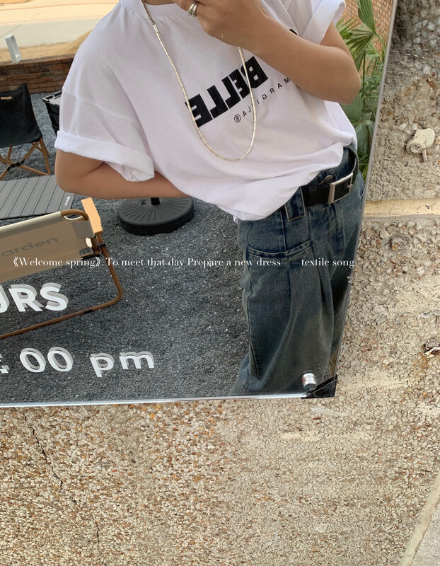 [TS] personalized front and back printed versatile short sleeve T-shirt ts806# cqw