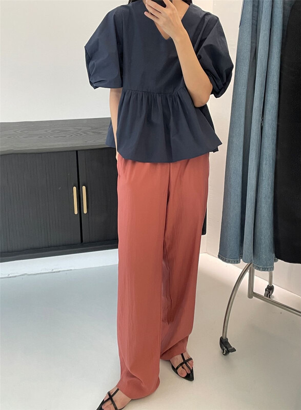 New in early summer! [clean space] Korean style loose and thin casual pants 31023# CLS