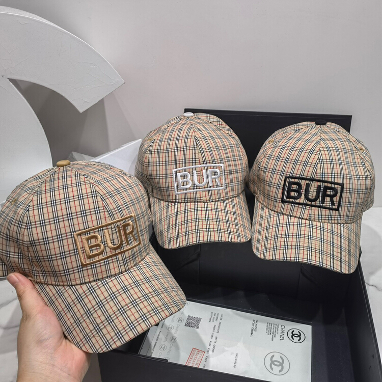 [aestheticism hat industry] Korean Plaid baseball hat 3129# LSL