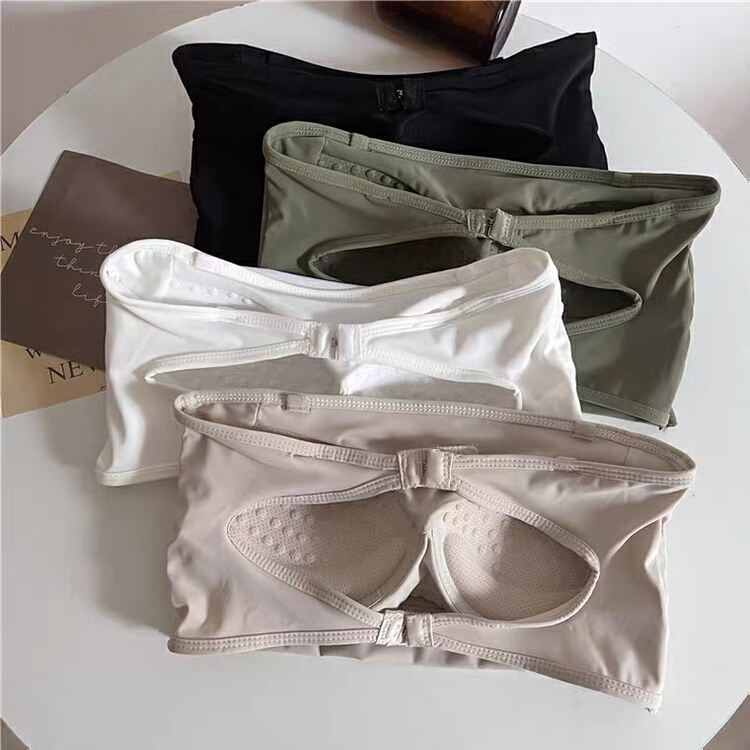 [KD] ice silk fixed cup bra and beautiful back underwear 9820# hjy