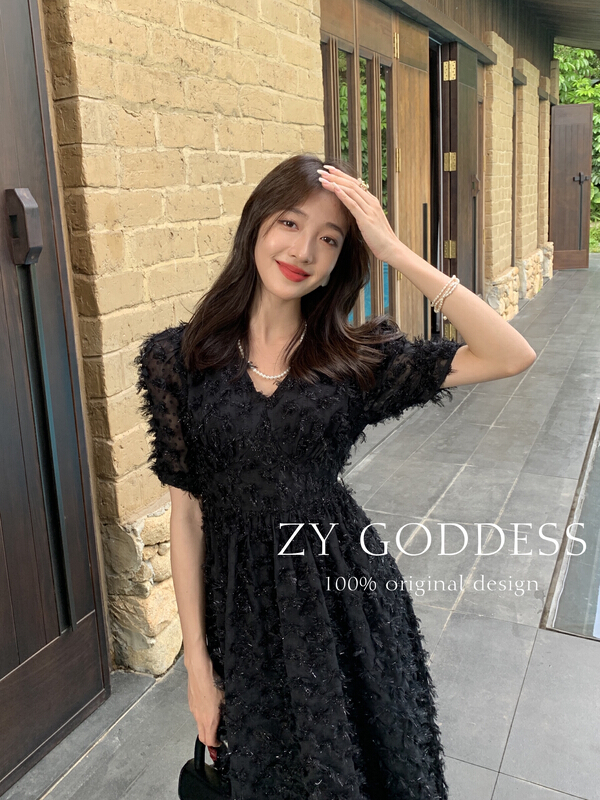 [ZY] fugitive Princess Fairy gentle wind craft Chiffon Dress 68313# ozq