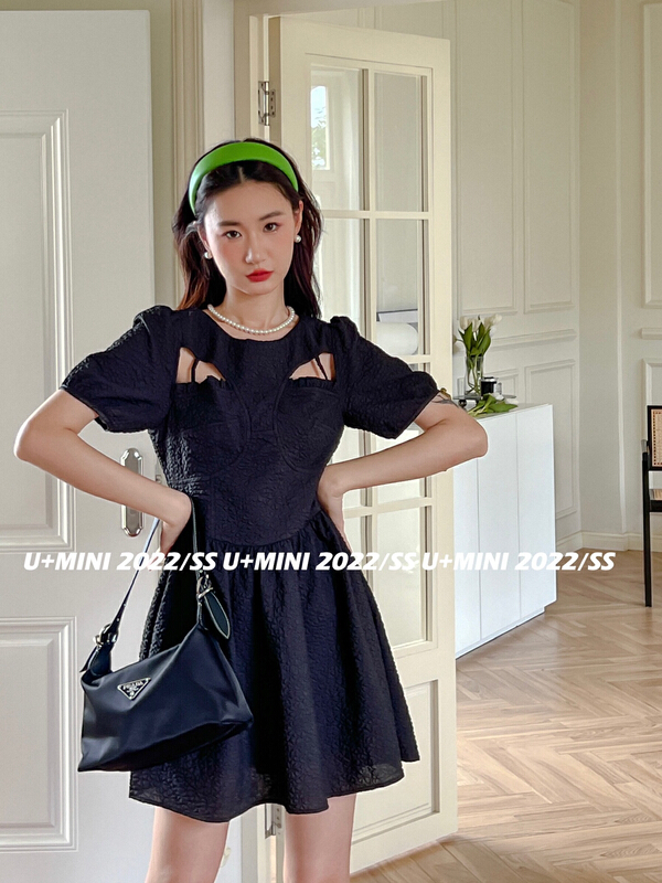 【U+MINI】法式復古小眾連衣裙  D0616#  WPL