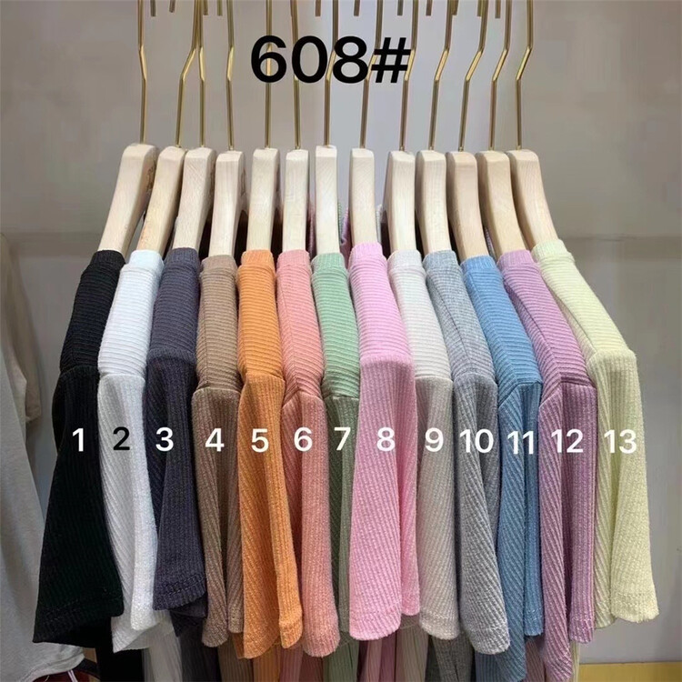 New year in early spring! [XT] slim and comfortable Korean Short Sleeve T-shirt ys1-608# ll