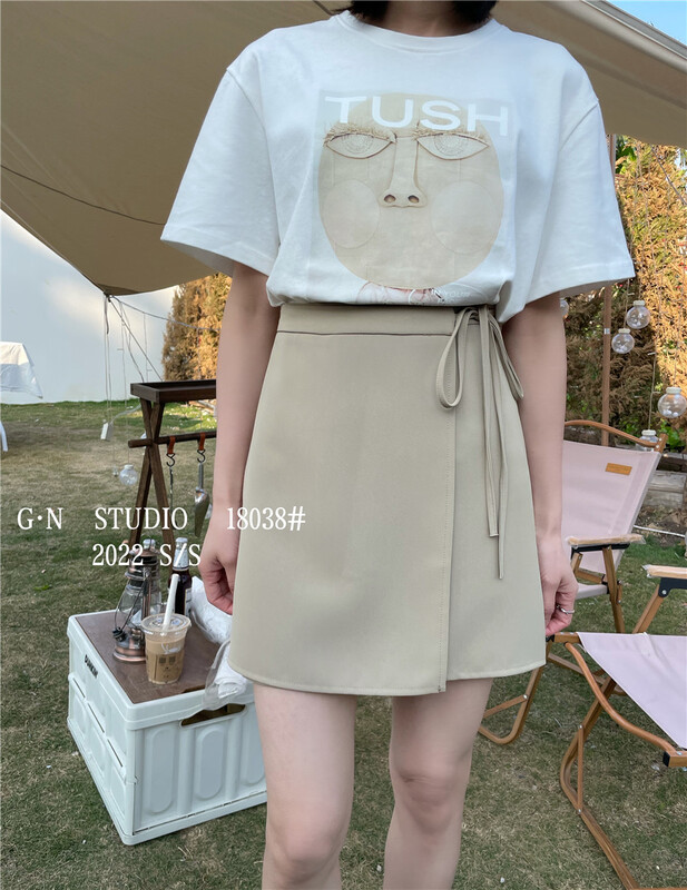 New year in early spring! [g · n] Han Shu bandage short skirt ys2-18038# hjy
