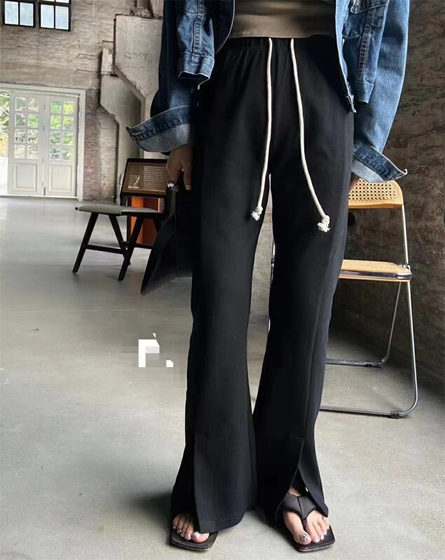New in early summer! [semi plain] versatile loose drawstring casual pants z068# ZSY