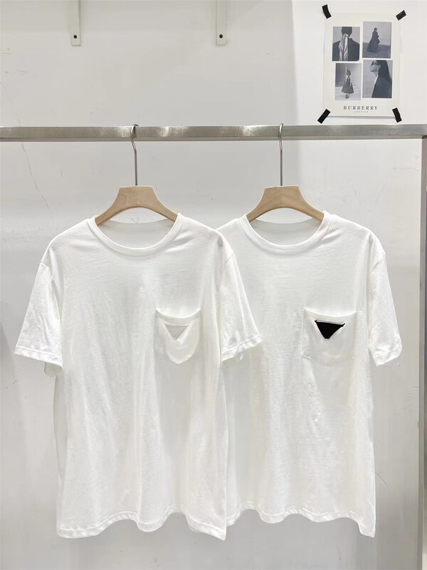 [td] loose and simple triangle short sleeve T-shirt t002073-1# XJ