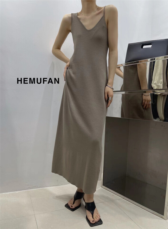 [hemufan khmufan] lady dress with suspender texture 58131# L