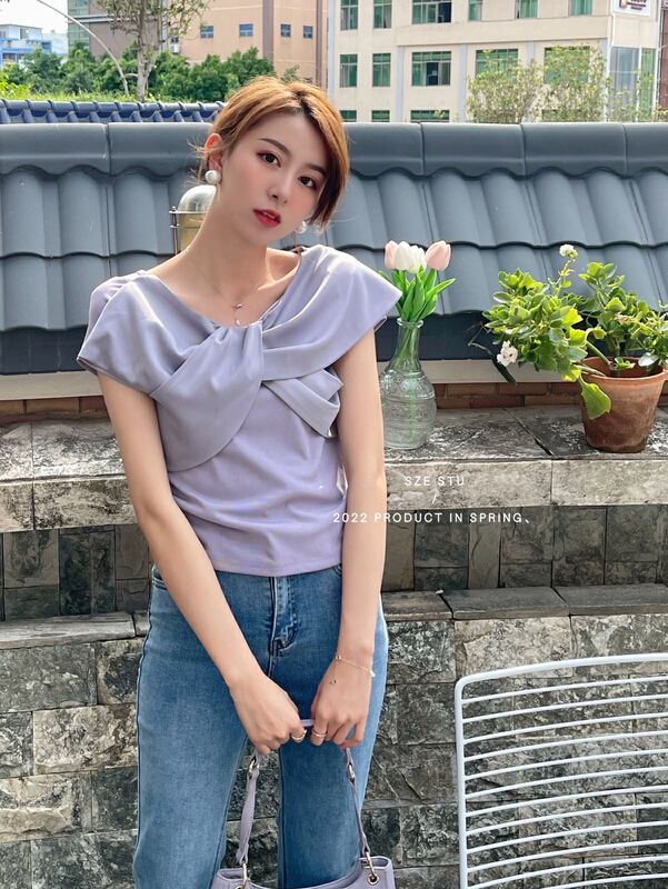 New year in early spring! [Sze] design butterfly versatile blouse 90392# zxx