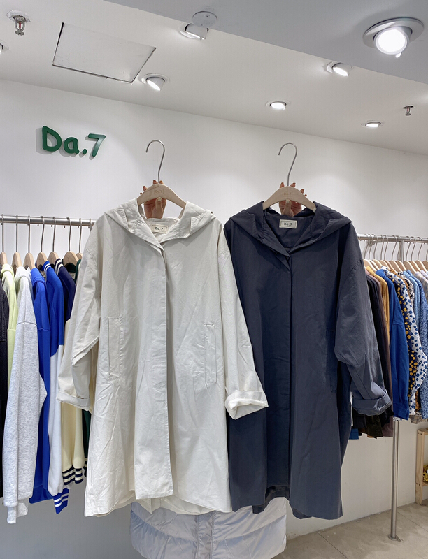 [da. 7] Korean casual loose hooded windbreaker 2230-1# LSL
