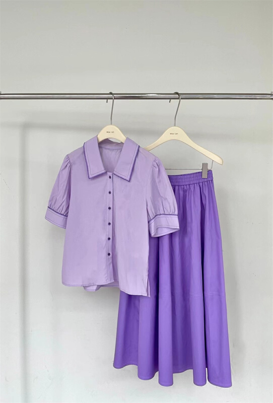 New in early summer! [miss LAN] simple and versatile skirt 10093# XJ