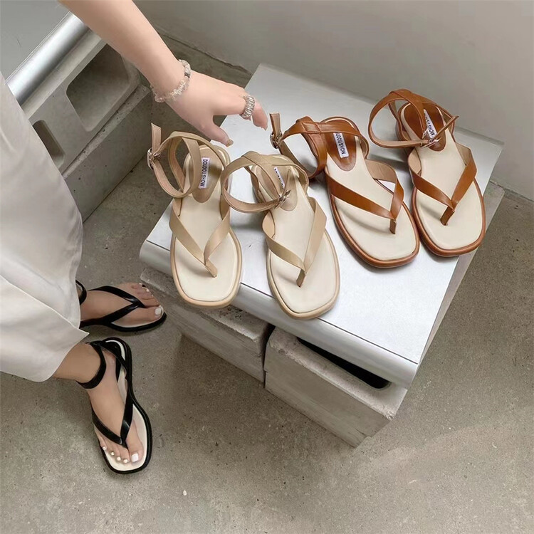 New in early summer! [DS. Gift] Korean fashion niche low flat heel shoes 5193# LSL